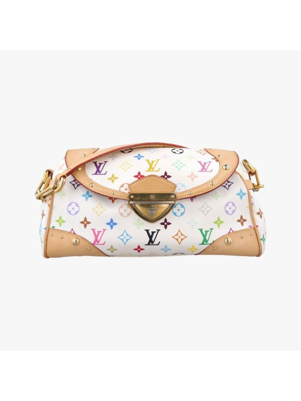 Louis Vuitton Beverly MM Blanc Monogram Multicolor